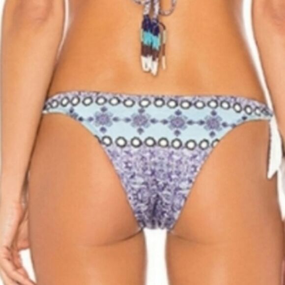 Rococo Sand x REVOLVE Tie Bottom Bikini in Ultra Marine (purple, blue) size smal - Picture 2 of 16